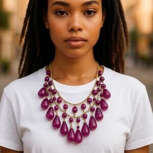 Costume Jewelry from Local Estate Sale – Necklace and Matching Earrings only $12